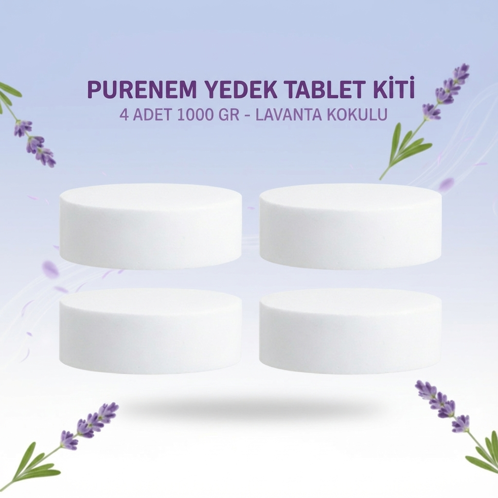 4'lü 500gr Lavanta Kokulu Yedek Tablet