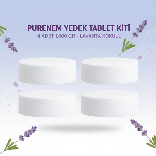 4'lü 500gr Lavanta Kokulu Yedek Tablet